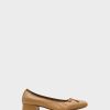 Mulher The Flexx Sapatos | Sapatos Com Ponta Redonda Em Camel