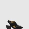 Mulher Fly London Sandalias | Sandalias Abertas Wily300Fly Mousseblack