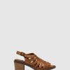 Mulher Fly London Sandalias | Sandalias Abertas Zena586Fly Brown