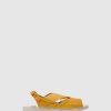 Mulher Softinos Sandalias | Sandalias Com Tiras Cruzadas Tiep674Sof Yellow