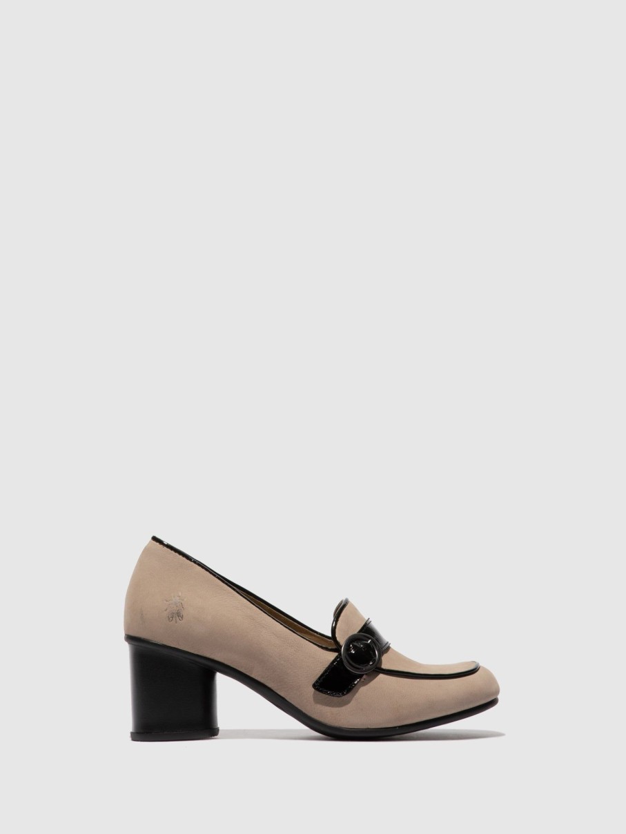 Mulher Fly London Sapatos | Sapatos Slip-On Suke764Fly Cupido/Luxorconcrete/Black