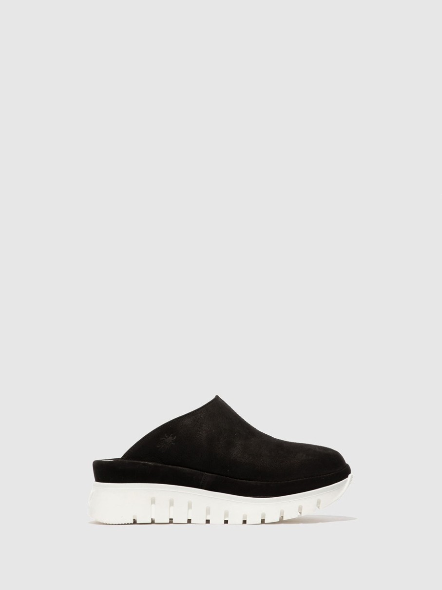 Mulher Fly London Mules | Mules Fechados Bult130Fly Black