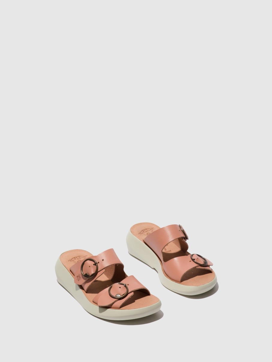 Mulher Fly London Sandalias | Sandalias Com Fivela Bald849Fly Rose