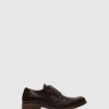 Homem Fly London Sapatos | Sapatos Com Atacadores Merl613Fly Mocca