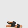 Mulher Foreva Sandalias | Sandalias Com Tiras Em Preto