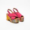 Mulher Clay's Sandalias | Sandalias De Plataforma Em Rosa