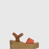 Mulher Clay's Sandalias | Sandalias De Plataforma Em Laranja