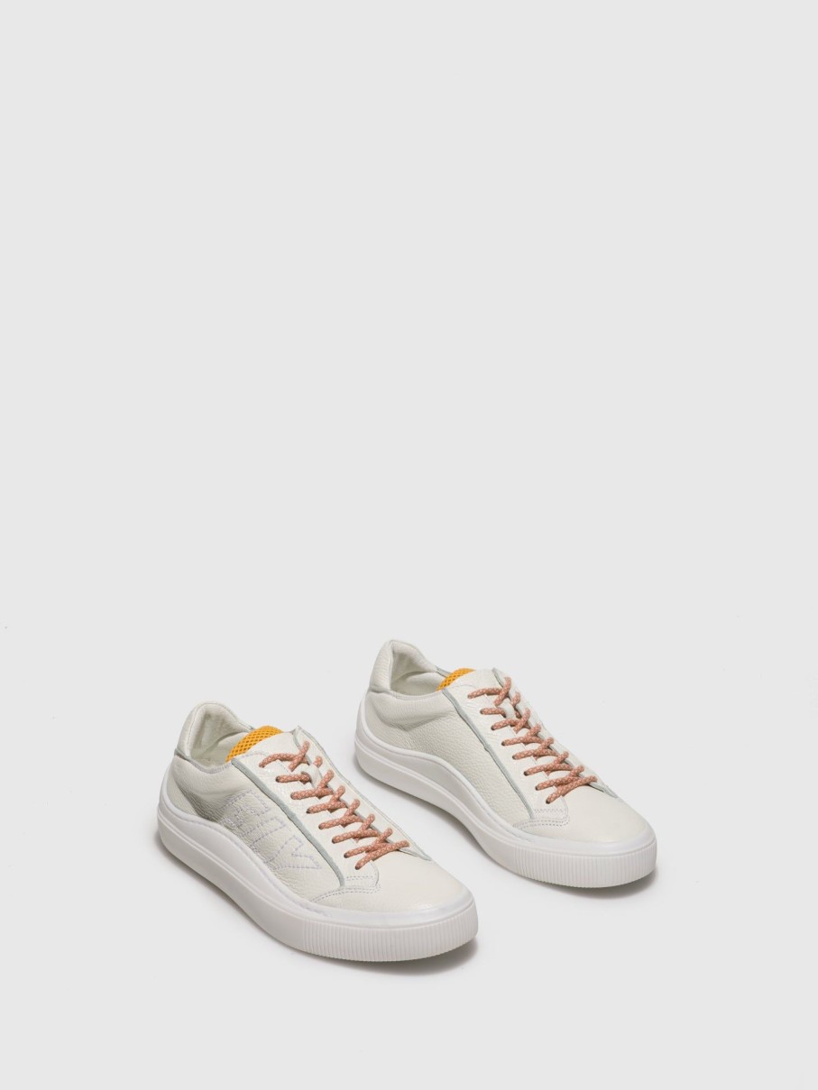 Homem Fly London Tenis | Tenis Com Atacadores Sepa355Fly White