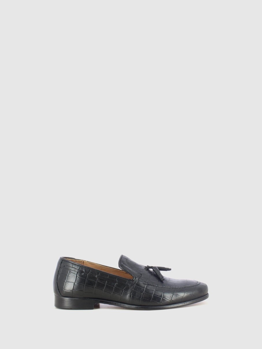 Homem Boldano Sapatos | Sapatos Loafers Em Preto