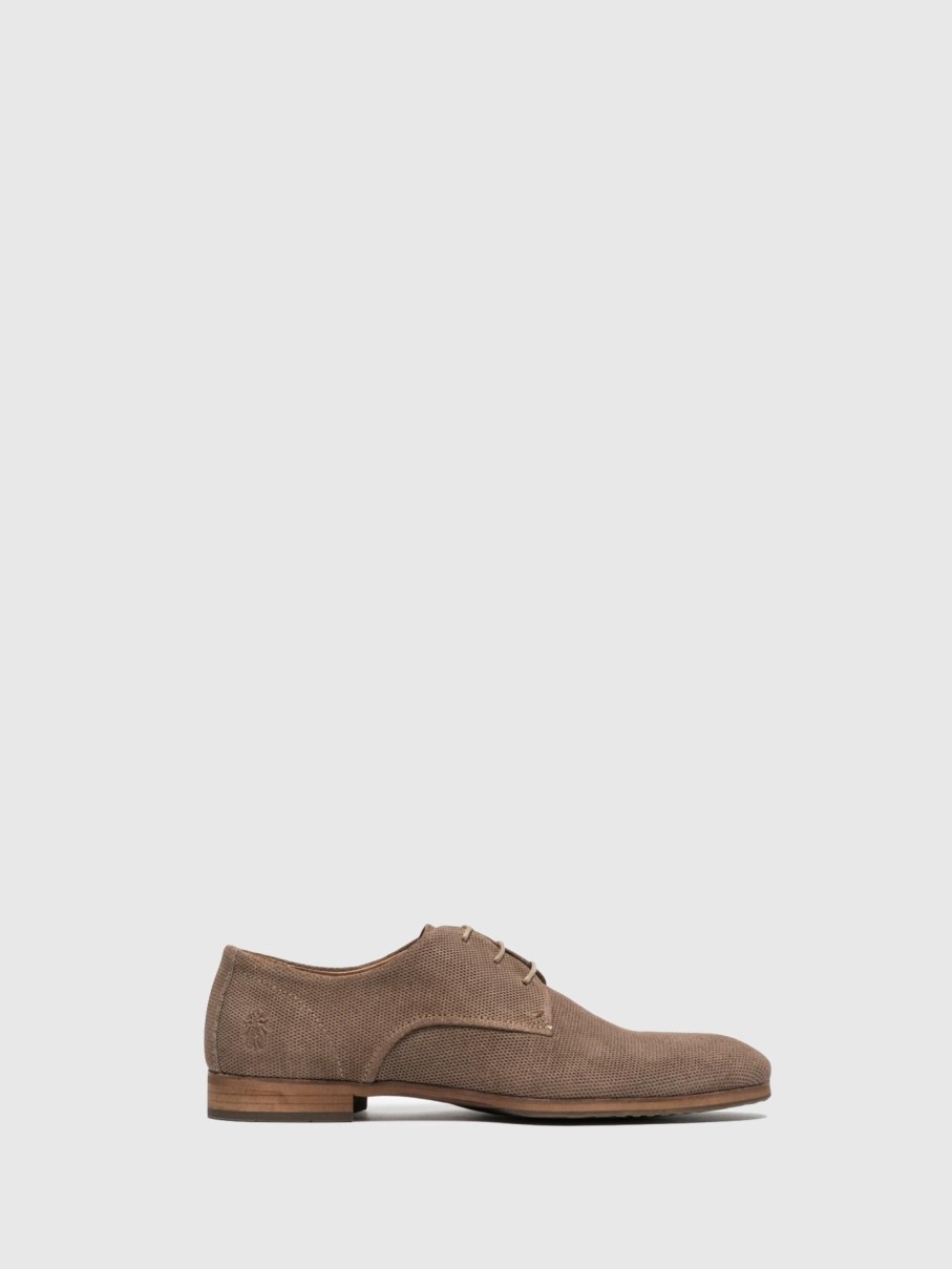 Homem Fly London Sapatos | Sapatos Derby Em Cinzento