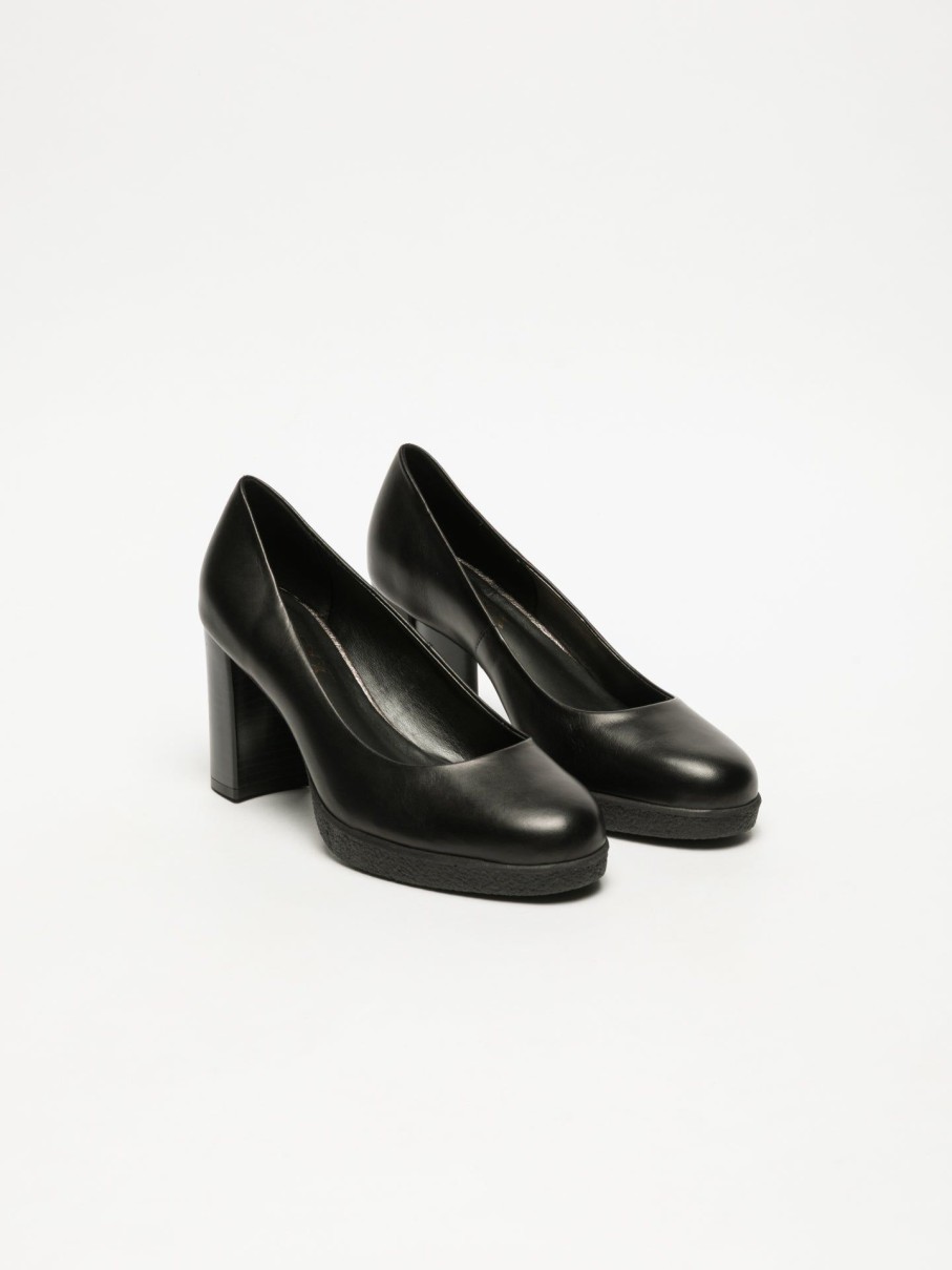 Mulher The Flexx Sapatos | Sapatos De Salto Em Bloco Em Preto