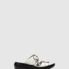 Mulher Fly London Sandalias | Sandalias Com Fivela Bald849Fly Offwhite