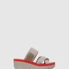 Mulher Fly London Mules | Mules Com Tiras Yabo593Fly Lightgray