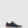 Mulher Softinos Tenis | Tenis Com Atacadores Baukii579Sof Supple Navy