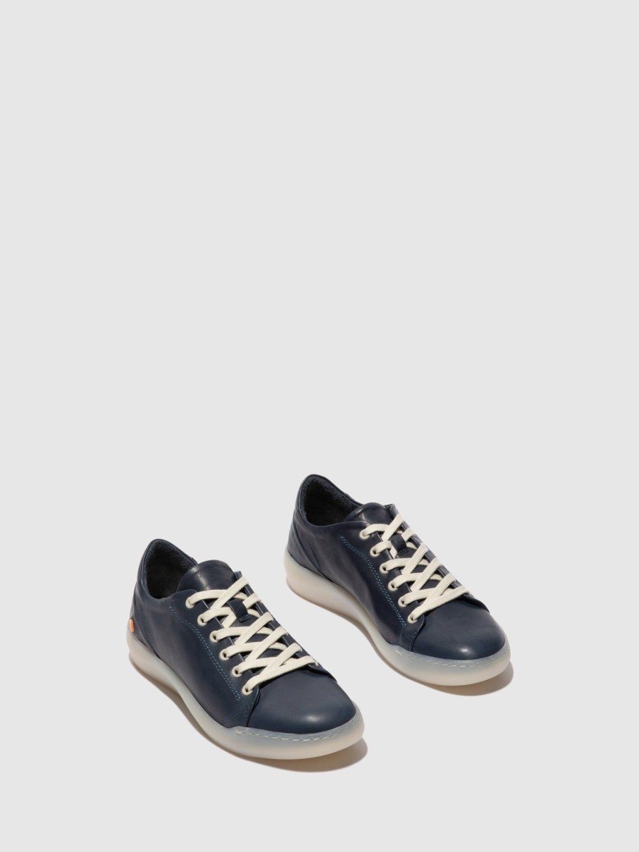 Mulher Softinos Tenis | Tenis Com Atacadores Baukii579Sof Supple Navy