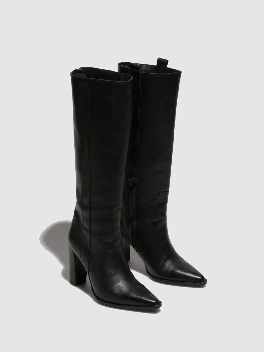 Mulher Foreva Botas | Botas Pontiagudas Em Preto