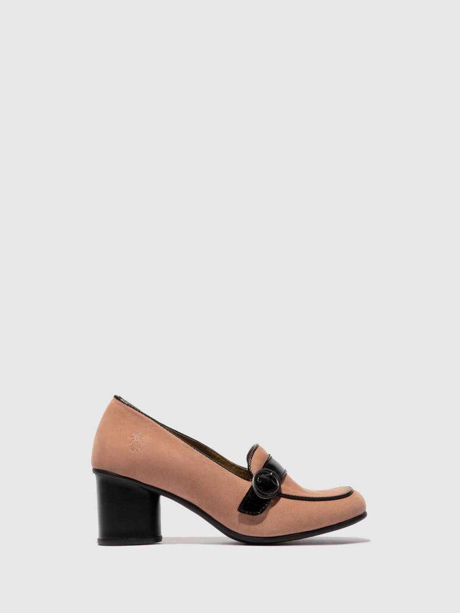 Mulher Fly London Sapatos | Sapatos Slip-On Suke764Fly Cupido/Luxorpink/Black