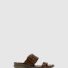 Mulher Fly London Sandalias | Sandalias Com Fivela Cape205Fly Camel