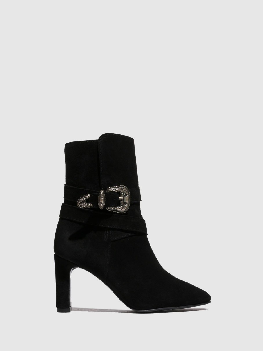 Mulher Foreva Botas | Botas Com Fivela Em Preto