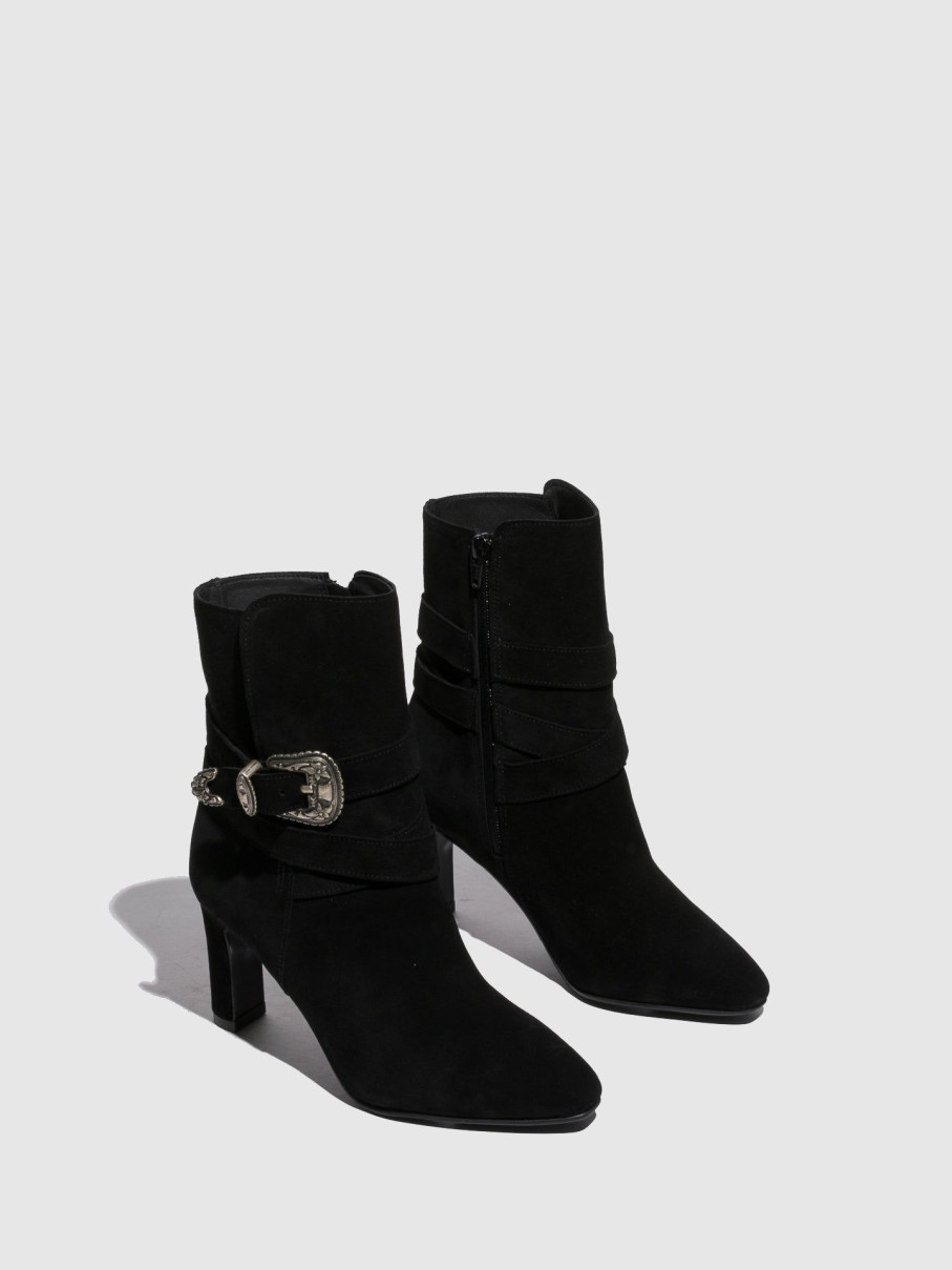 Mulher Foreva Botas | Botas Com Fivela Em Preto