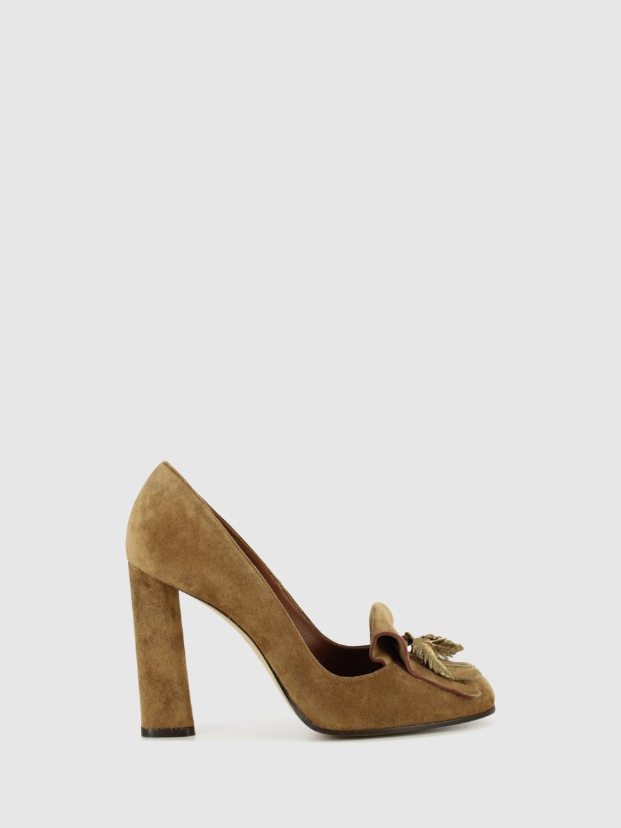 Mulher Le Silla Sapatos | Sapatos Com Apliques Em Camel