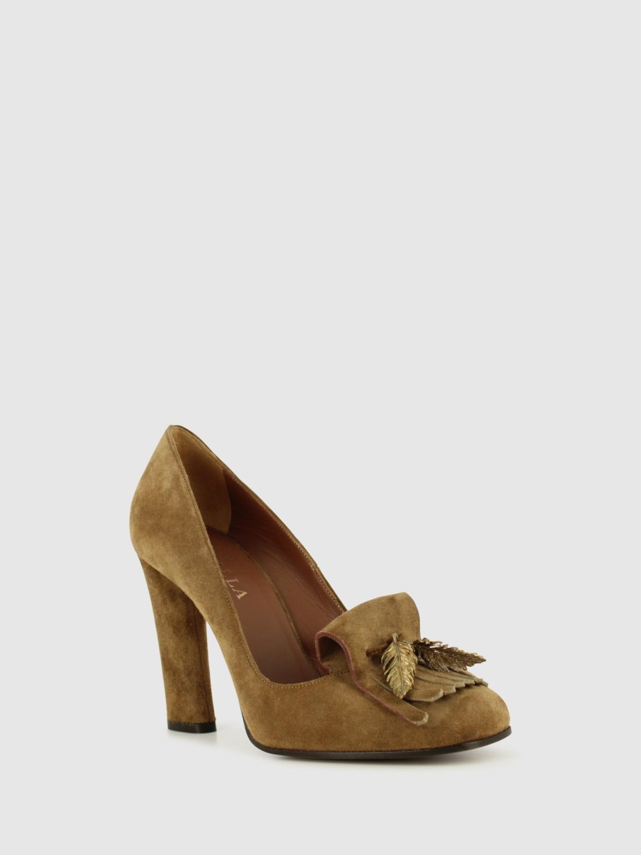 Mulher Le Silla Sapatos | Sapatos Com Apliques Em Camel