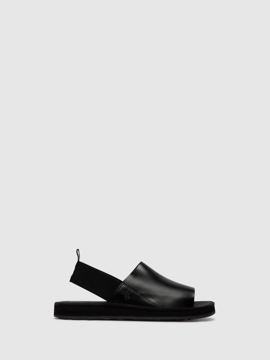 Homem Fly London Sandalias | Sandalias Abertas Em Preto