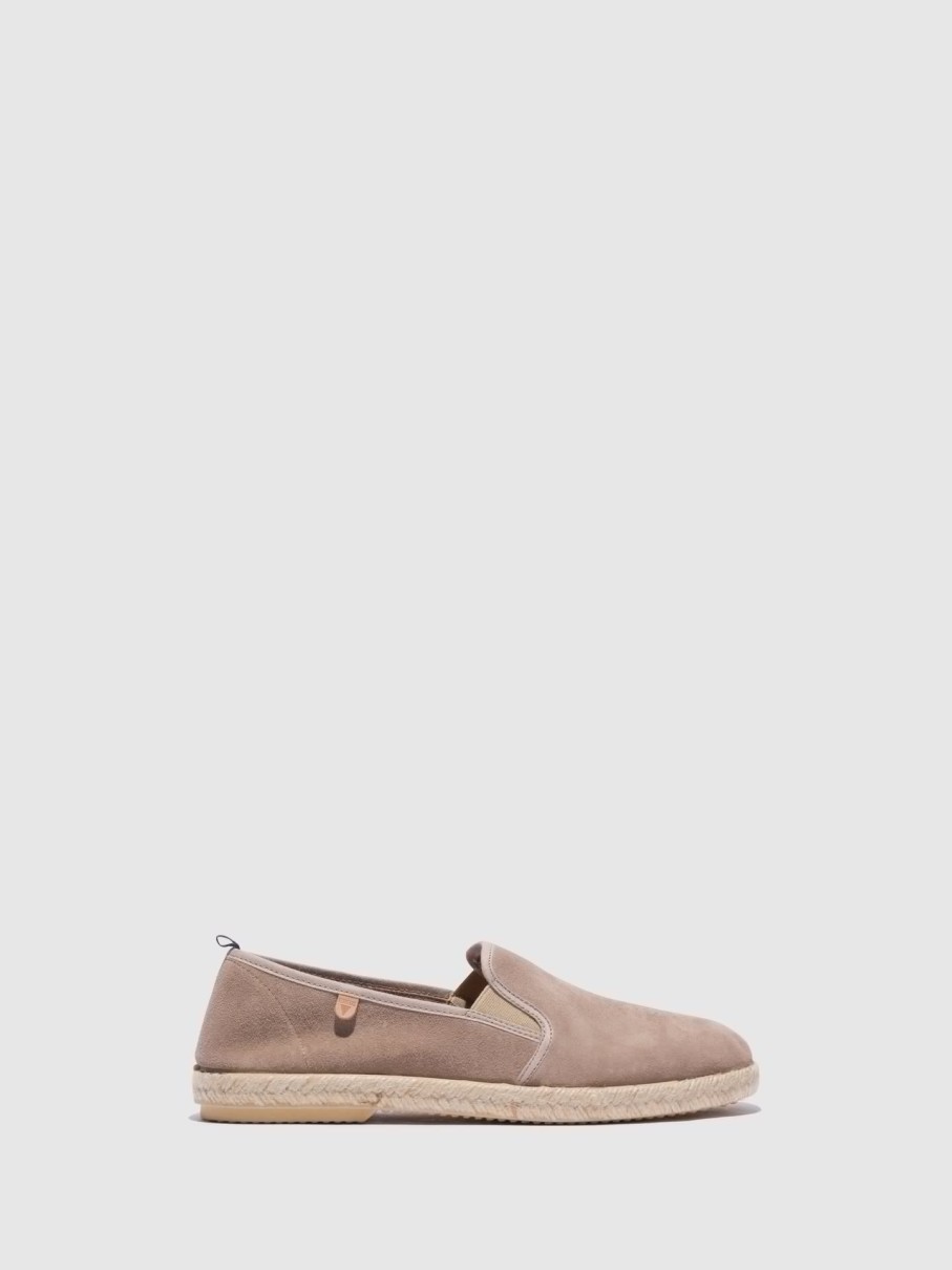 Homem Verbenas Sapatos | Sapatos Loafer Em Taupe