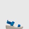 Mulher Fly London Sandalias | Sandalias Com Tira No Calcanhar Yaci594Fly Blue