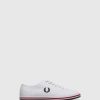 Mulher Fred Perry Tenis | Tenis Com Atacadores Em Branco