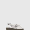 Mulher Fly London Sandalias | Sandalias Com Tira No Calcanhar Em Branco