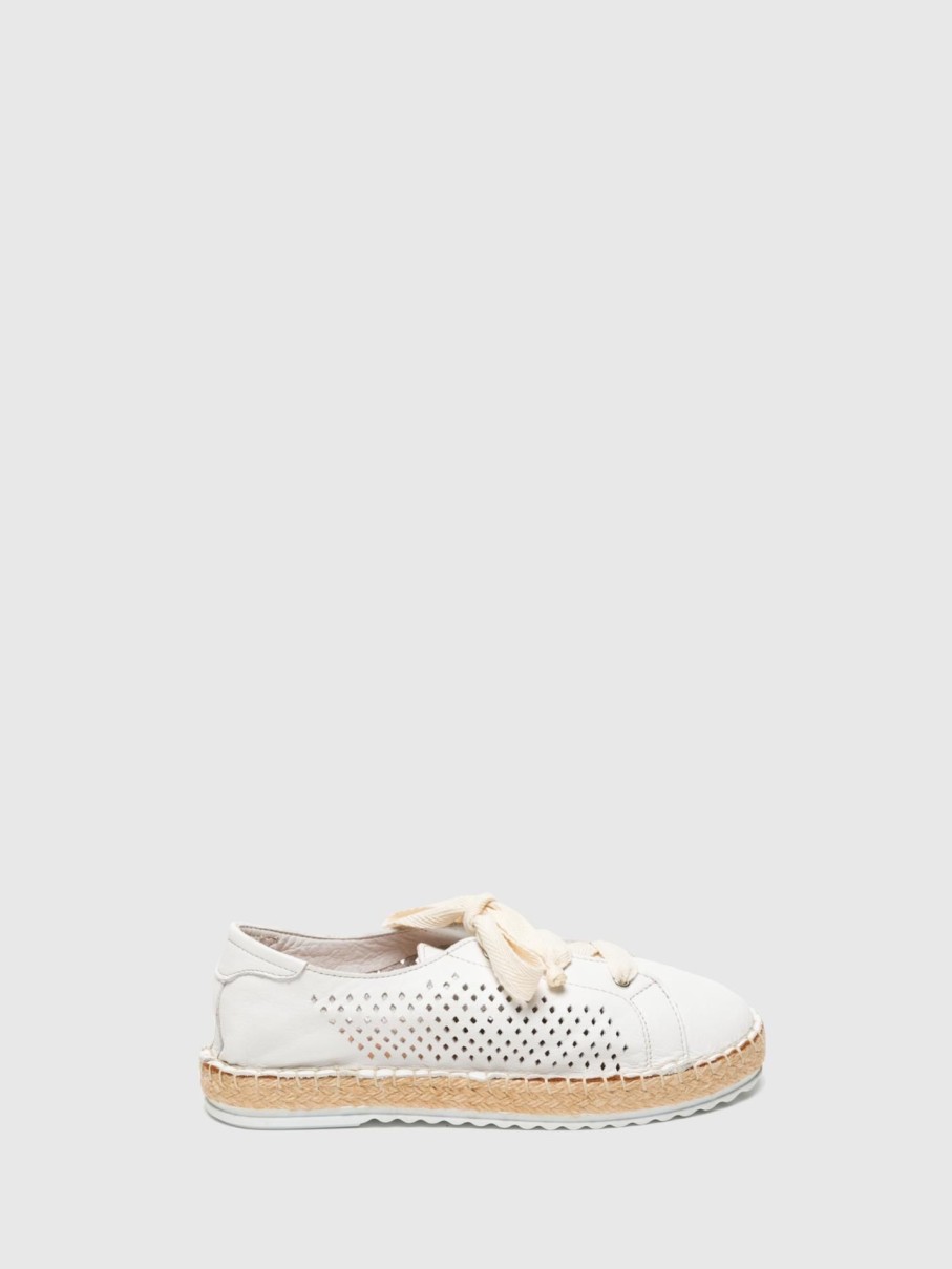 Mulher Foreva Tenis | Tenis Com Atacadores Em Branco