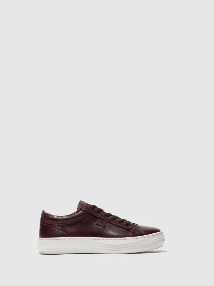 Mulher Fly London Tenis | Tenis Com Atacadores Cive424Fly Rug Wine