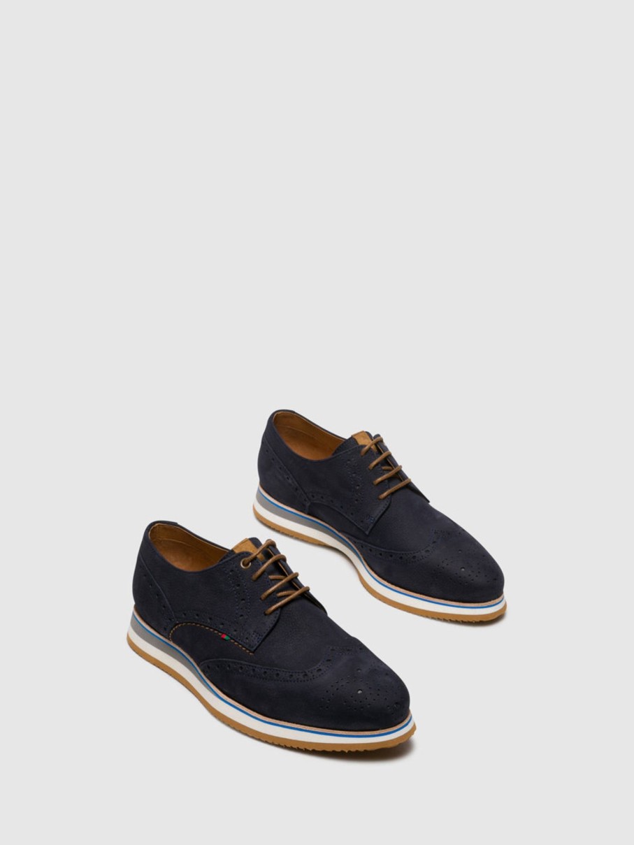 Homem Foreva Sapatos | Sapatos Oxford Em Azul Marinho