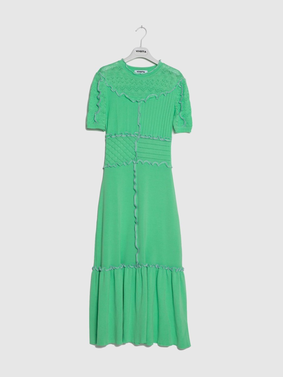 Mulher Vivetta | Vestido Malha Verde