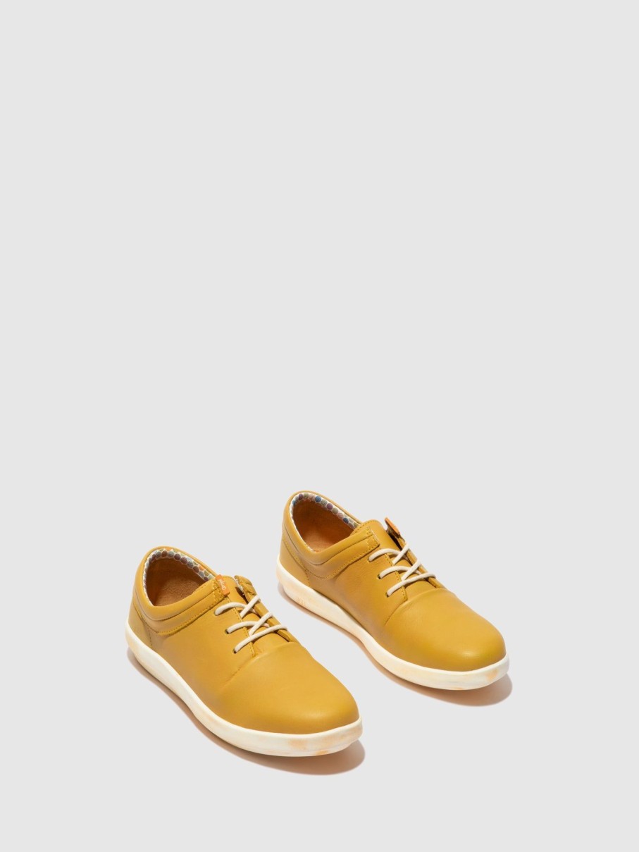 Mulher Softinos Tenis | Tenis Com Atacadores Casy561Sof Yellow