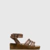 Mulher Fly London Sandalias | Sandalias Com Tira No Tornozelo Em Dourado