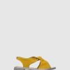 Mulher Fly London Sandalias | Sandalias Com Tiras Cruzadas Cabi168Fly Yellow