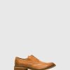 Homem Fly London Sapatos | Sapatos Derby Em Castanho Chocolate