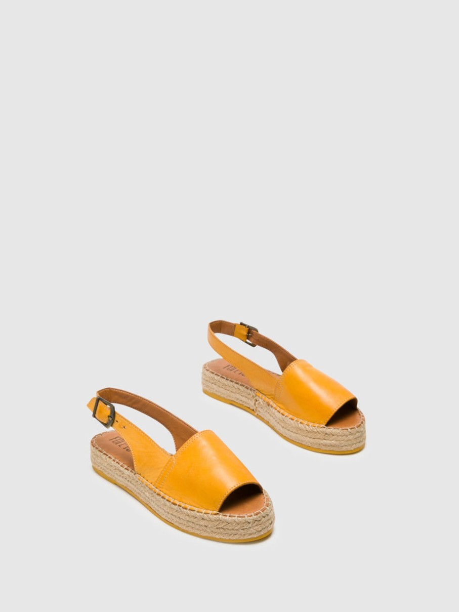 Mulher Foreva Sandalias | Sandalias De Plataforma Em Amarelo