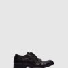 Homem Fly London Sapatos | Sapatos Com Atacadores West Black