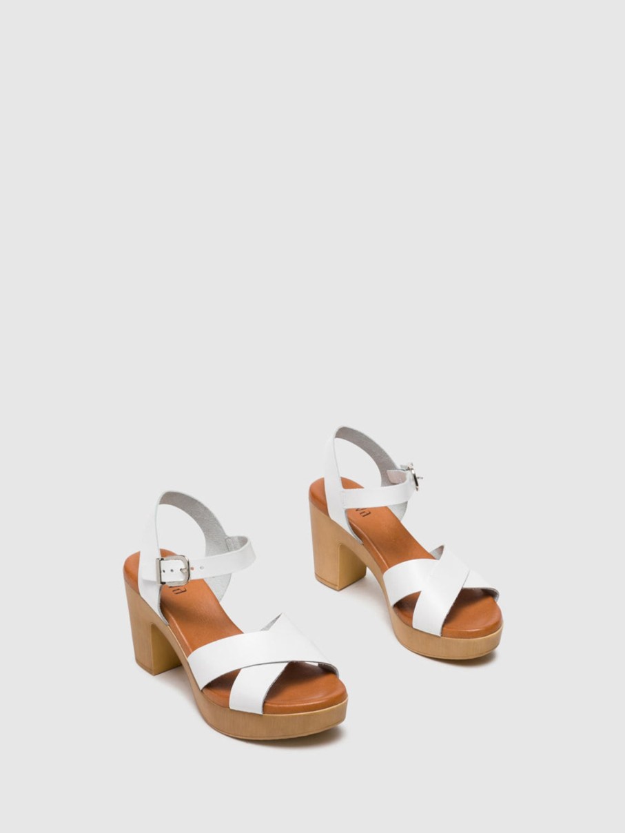 Mulher Foreva Sandalias | Sandalias Com Fivela Em Branco