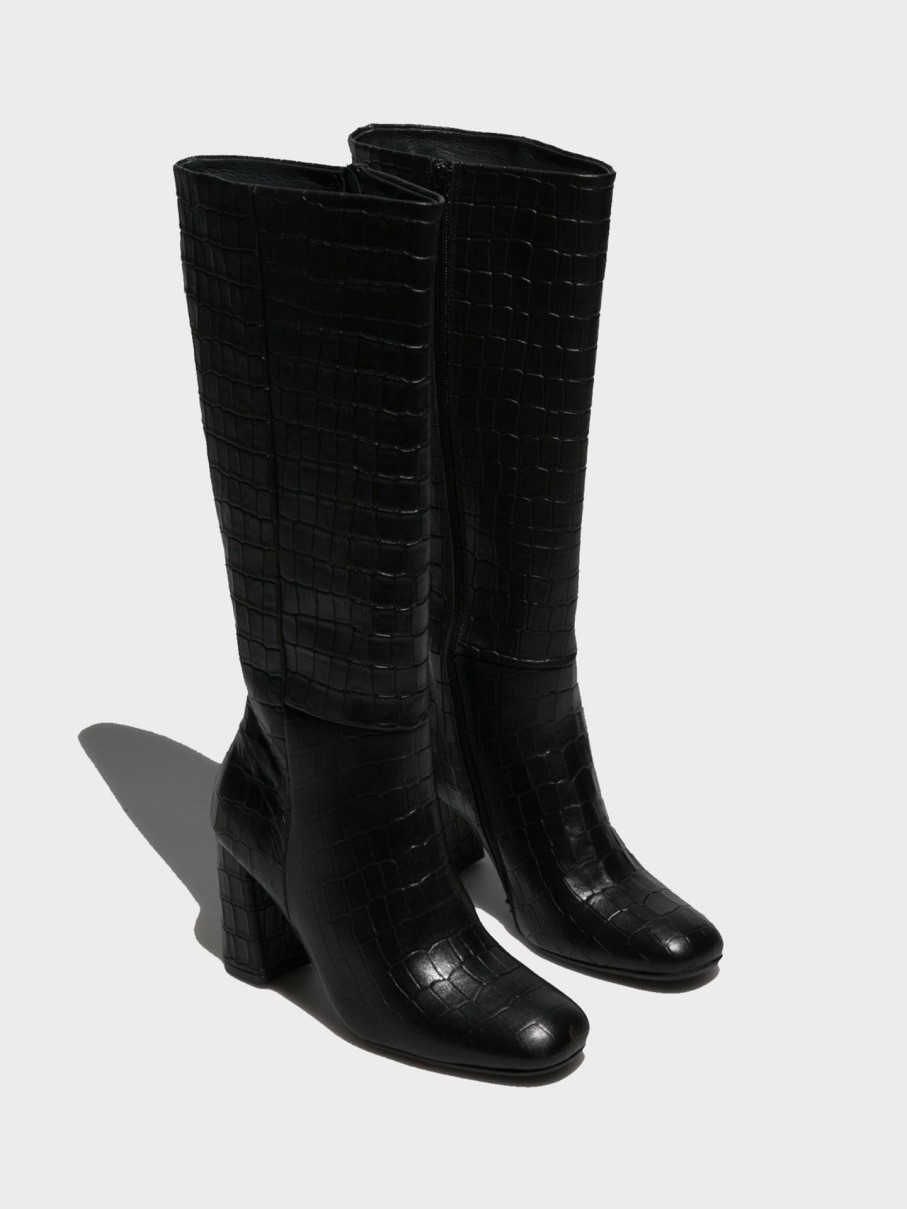 Mulher Foreva Botas | Botas De Cano-Alto Em Preto