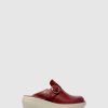 Mulher Fly London Mules | Mules De Ponta Redonda Boll506Fly Red