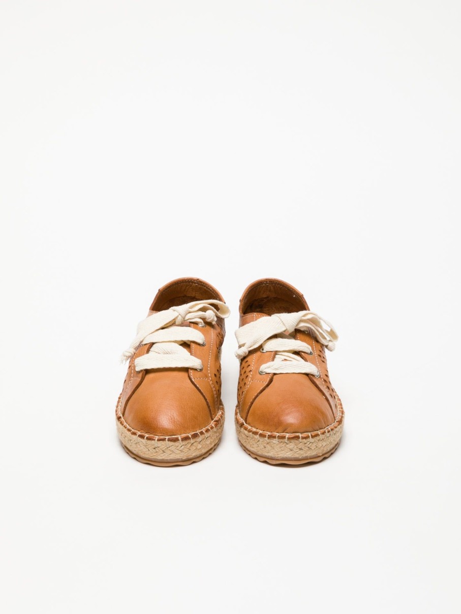 Mulher Foreva Tenis | Tenis Com Atacadores Em Camel