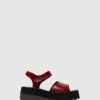 Mulher Fly London Sandalias | Sandalias Com Velcro Host483Fly Red/Black