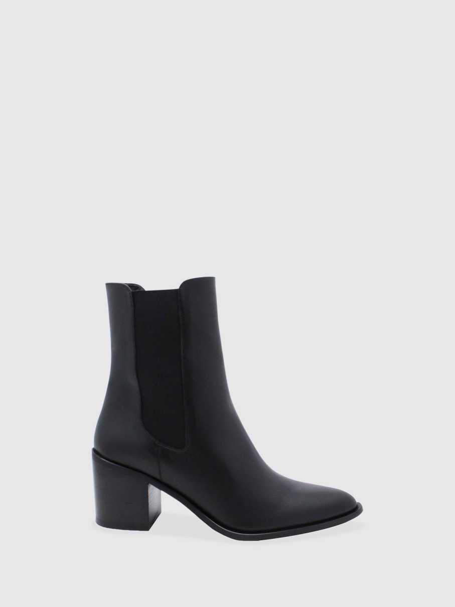 Mulher JJ Heitor Botas | Botas Chelsea Em Preto