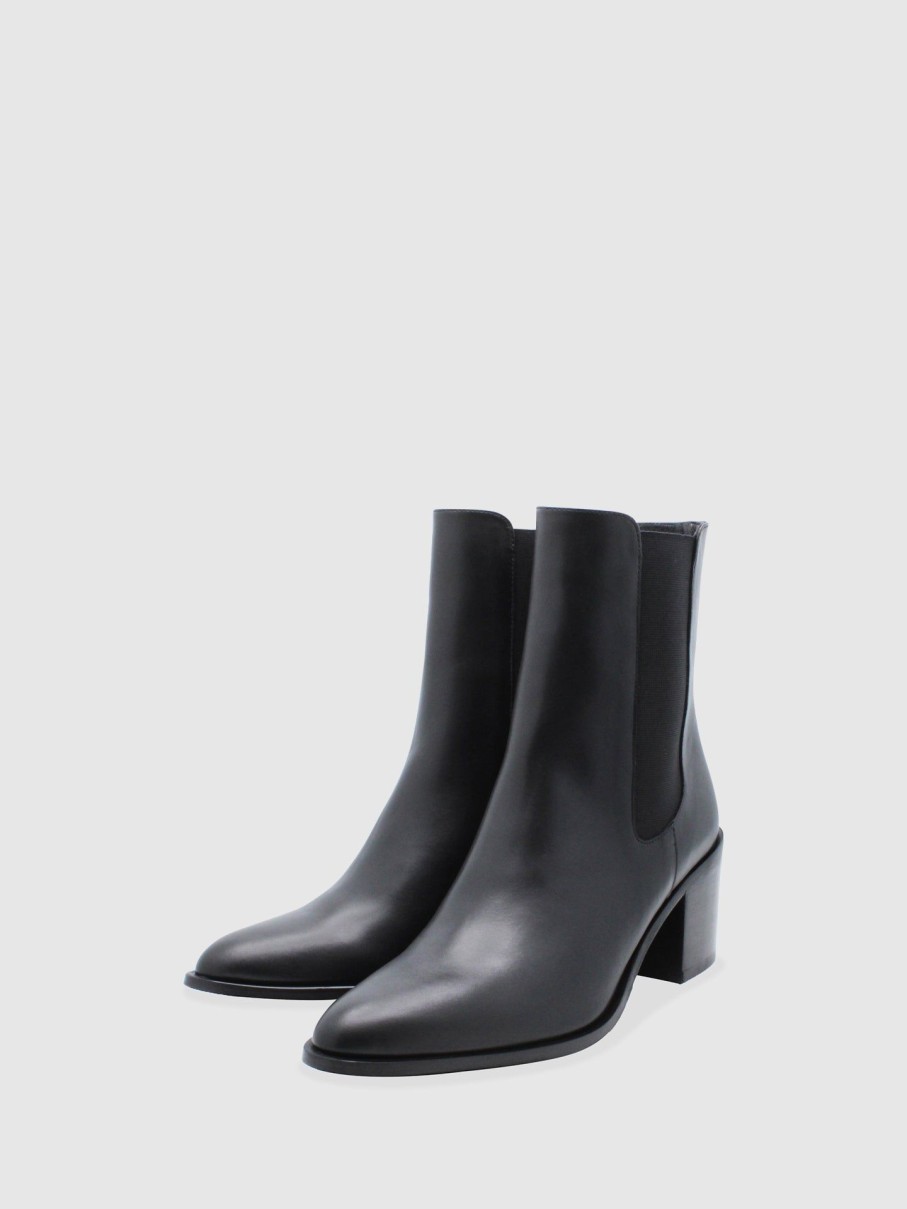 Mulher JJ Heitor Botas | Botas Chelsea Em Preto