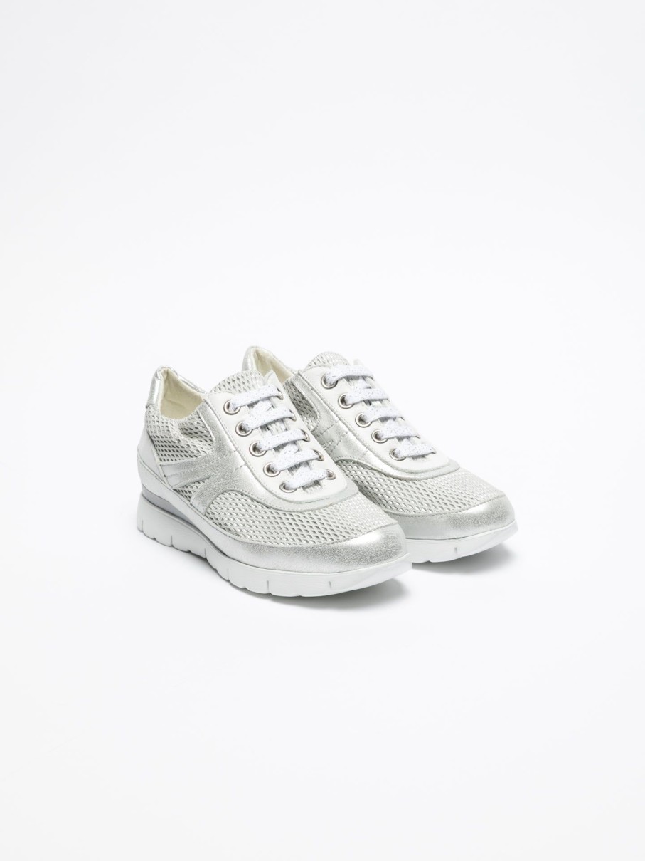 Mulher The Flexx Tenis | Tenis Com Atacadores Em Branco