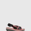 Mulher Fly London Sandalias | Sandalias Com Tira No Calcanhar Tuni160Fly Black